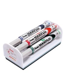 Set 4 marcatori Maxiflo MWL5S 4mm assort. + cancellino Pentel