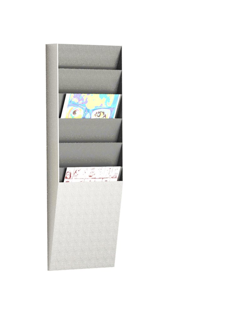 Portadepliant a 6 tasche A4 verticali Wall Organizers Paperflow Portadepliant a 6 tasche A4 verticali Wall Organizers Paperflow