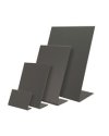 Set 3 lavagnette a L nere A6-15,5x10,5x5cm Securit