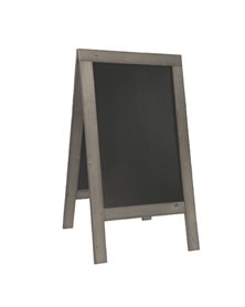 Lavagna Nature 131x72,7x72cm legno grigio SANDWICH Securit