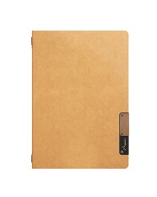 Porta MenU' A5-24,9x17,5cm Beige Nature con 1 INSERTO DOPPIO