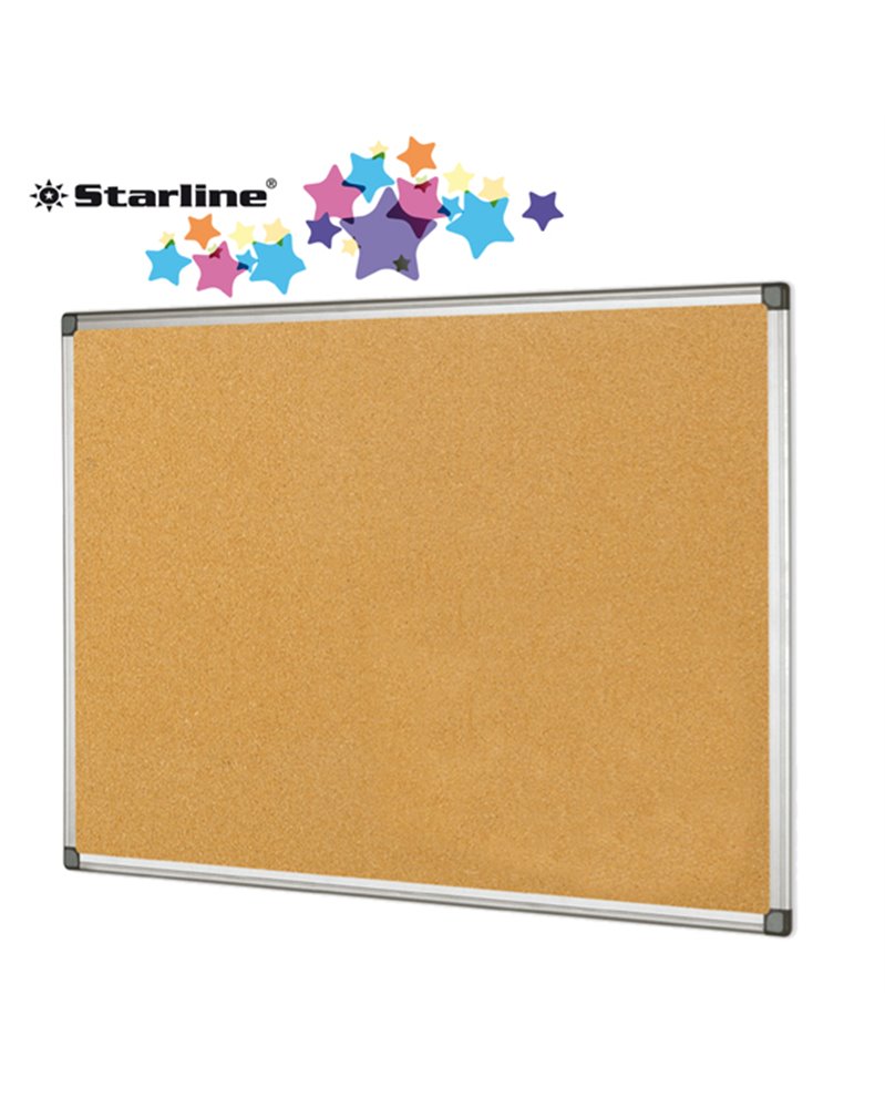 LAVAGNA SUGHERO 60X90CM CORNICE ALLUMINIO STARLINE