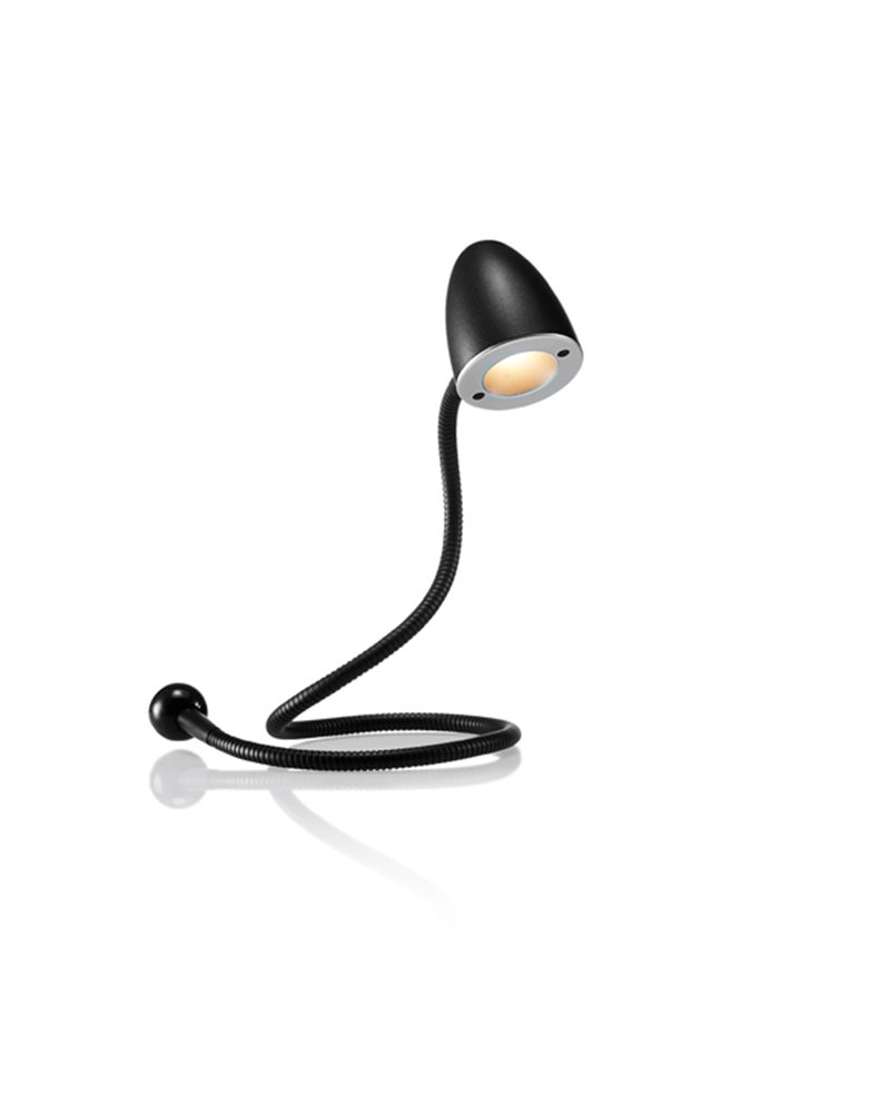 LAMPADA USB LED SNAKE 1,5W NERO SATINATO LAMPADA USB LED SNAKE 1,5W NERO SATINATO