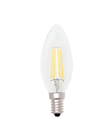 LAMPADA LED Candela C35 a filamento 4W E14 3000K luce calda