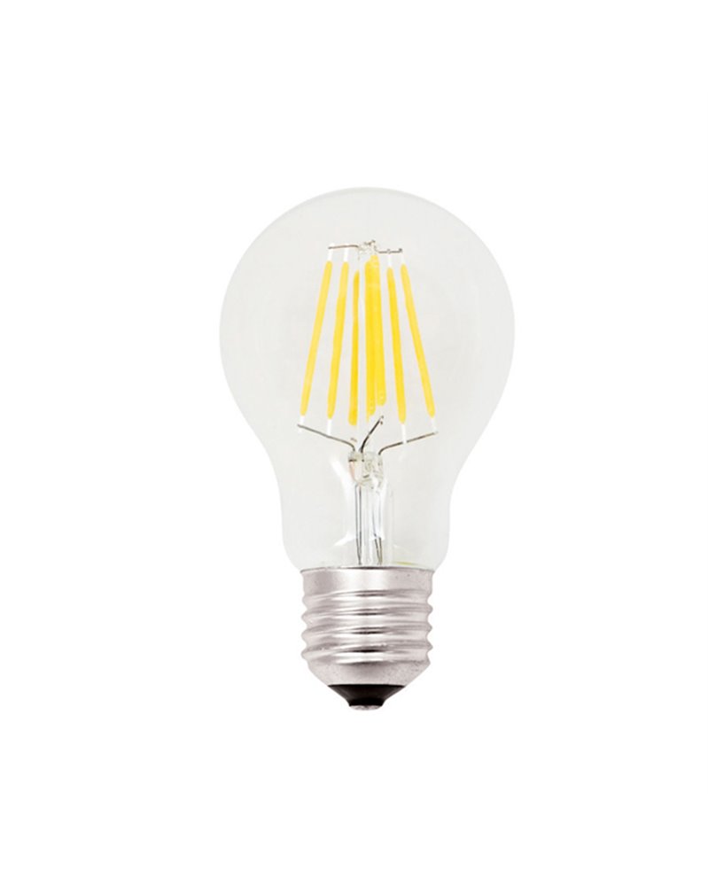 LAMPADA LED Goccia A60 a filamento 7,5W E27 3000K luce calda