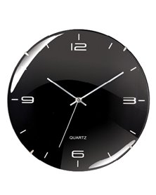 OROLOGIO DA PARETE Eleganta Ã˜29,3cm NERO Cep