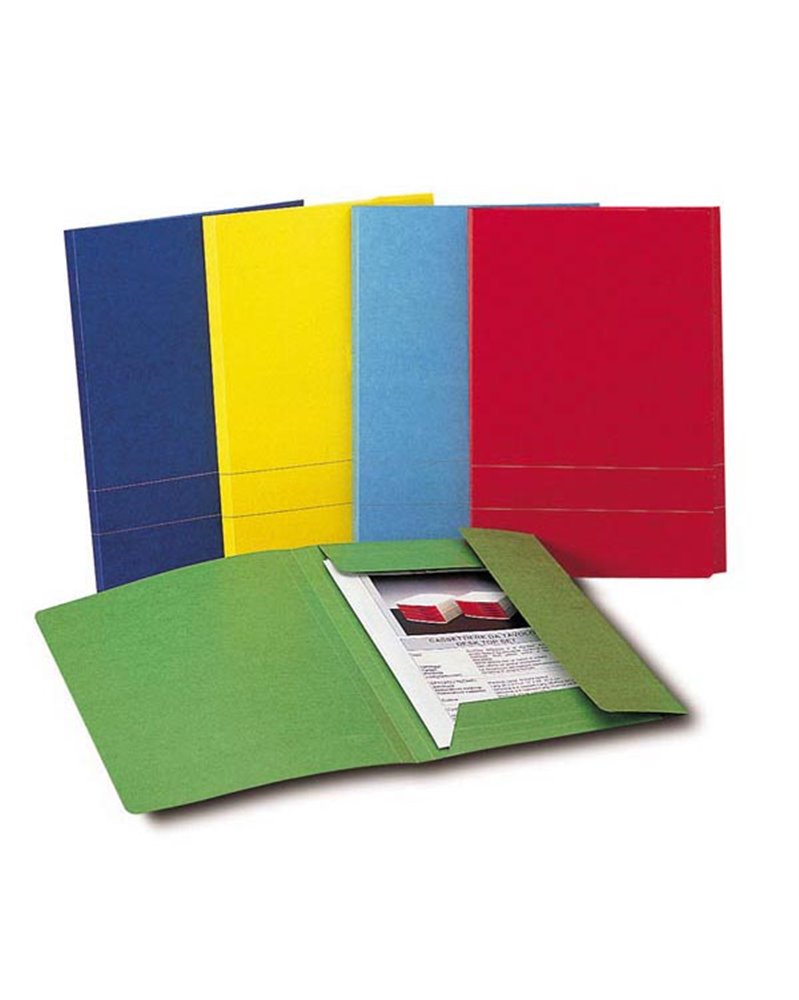 CARTELLINA 3 LEMBI KING CART ROSSO 24.3X34CM