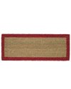 Tappeto scalino in cocco 27x70cm Rosso Velcoc