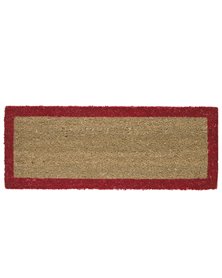 Tappeto scalino in cocco 27x70cm Rosso Velcoc