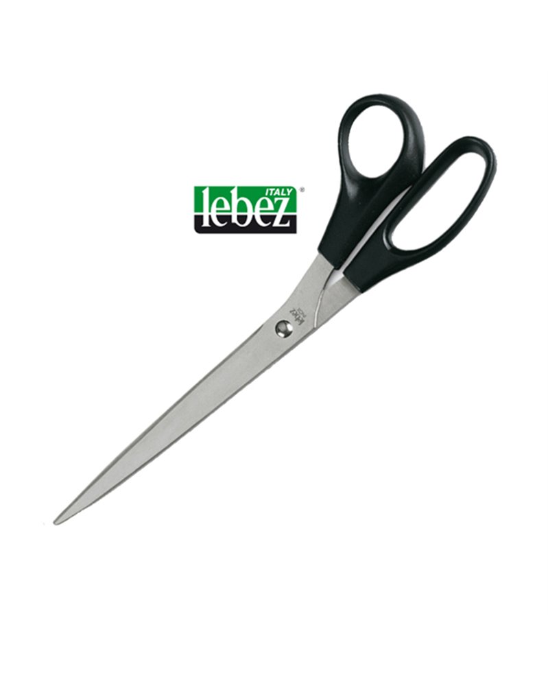 Forbici 4334 25cm lama acciaio inox impug.asimmetrica LEBEZ