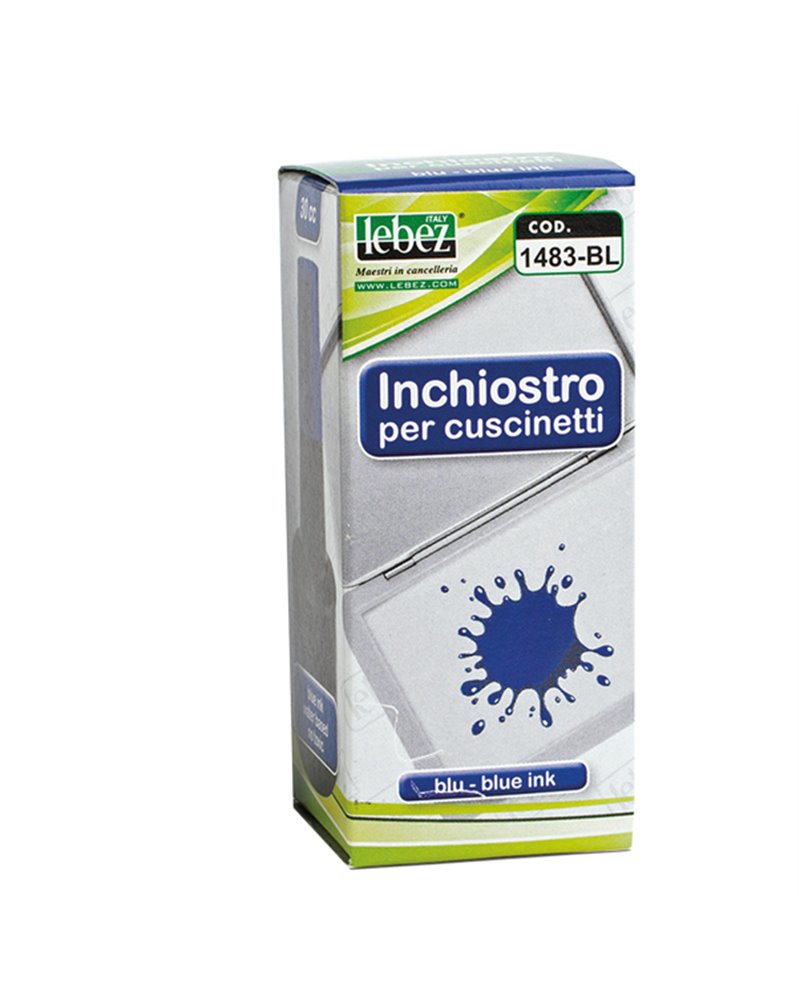 INCHIOSTRO BLU 30ml ART.1483 S/OLIO X CUSCINETTI LEBEZ