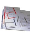 100 FERMAFOGLI IN PLASTICA DATACLIP PER TABULATI