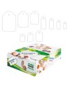 SCATOLA 1000 ETICHETTE CON FILO A385 (11X29MM)
