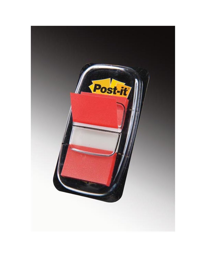 SEGNAPAGINA Post-itÂ® 680-1 ROSSO 25.4X43.6MM 50FG INDEX