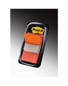 SEGNAPAGINA Post-itÂ® 680-4 ARANCIO 25.4X43.6MM 50FG INDEX