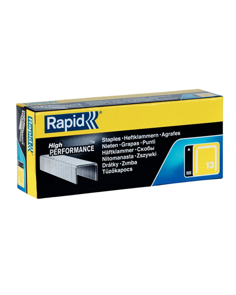 SCATOLA 5000 PUNTI RAPID 13/8 GALVANIZZATI