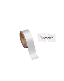 Rotolo 1000 etichette 26x12mm bianca permanenti x prezzatrice TOWA GW