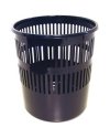 CESTINO GETTACARTE 12LT NERO TRAFORATO 4119 ARDA