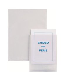 5 BUSTE AUTOADESIVE IESTI A4 21X29,7CM TRASPARENTI