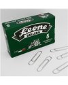 SCATOLA 100 FERMAGLI N.5 MM49 ZINCATI ANTIRUGGINE LEONE