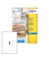 Poliestere adesivo J8567 trasparente 25fg A4 210x297mm (1et/fg) inkjet Avery