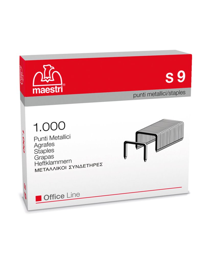 SCATOLA 1000 PUNTI S9 (23/9) IN ACCIAIO RO-MA