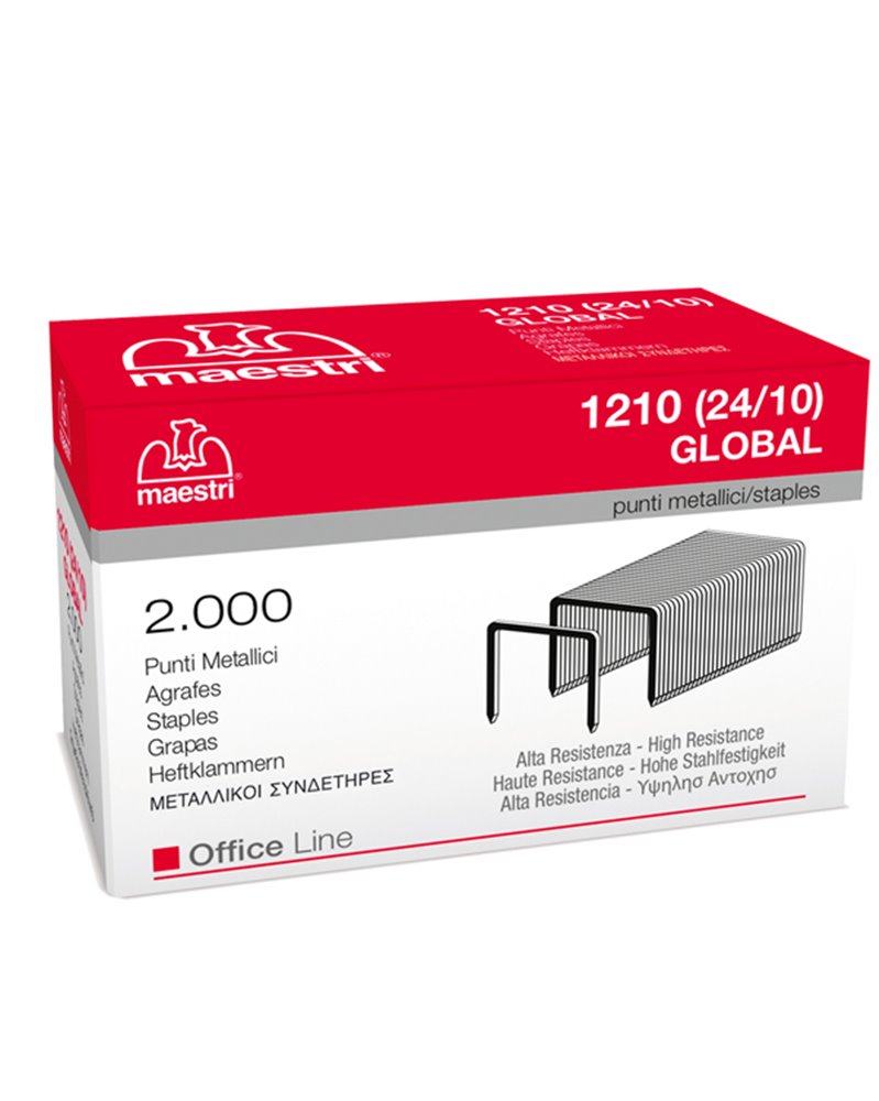 SCATOLA 2000 PUNTI â‚¬STAPLESS GLOBAL 1210 (24/10) RO-MA