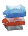 Vaschetta portacorrispondenza forate E040 blu trasp.FELLOWES