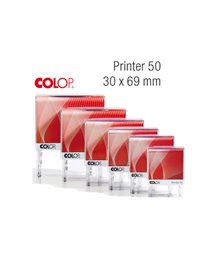 Timbro Printer 50 G7 autoinchiostrante 30x69mm 7 righe COLOP