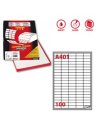 Etichetta adesiva A/401 bianca 100fg A4 37x14mm (100eti/fg) Markin