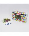 SCATOLA 100 FERMAGLI COLORATI E METALLIZZATI N.3 MM28 LEONE COLOR