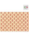 ROTOLO CARTARIVESTO 50X500CM GIGLIO ROSSO LAVABILE REX58