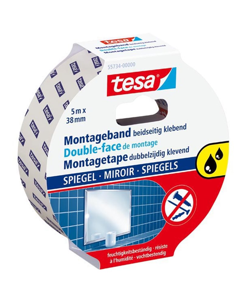 NASTRO BIADESIVO 5MTX38MM PER SPECCHI