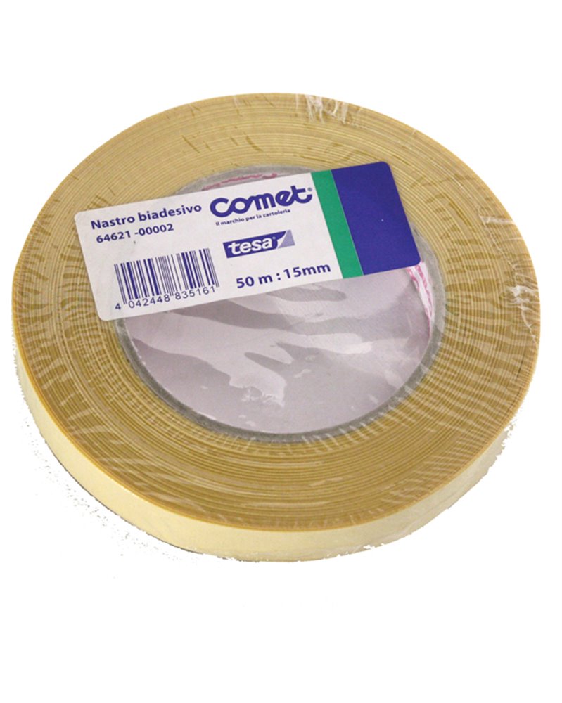 NASTRO BIADESIVO 50MTX15MM TRASP. 64-621 TERMO SINGOLO COMET
