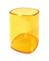 PORTAPENNE BICCHIERE TRASPARENTE ARANCIO ARDA
