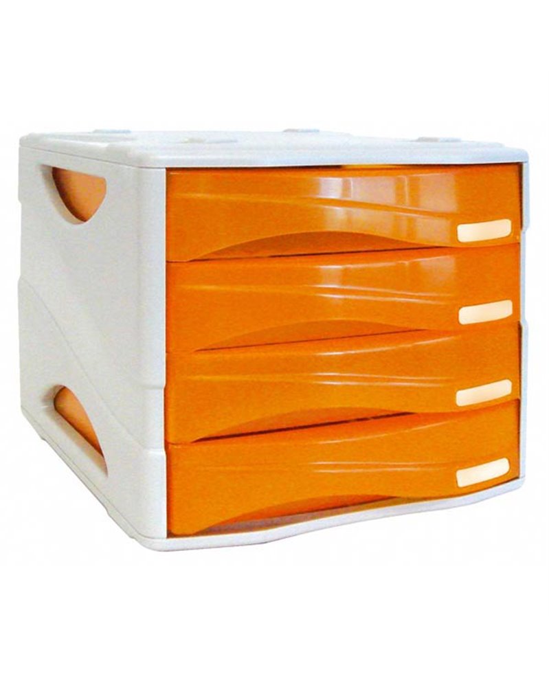 CASSETTIERA 4 CASS. SMILE ARANCIO TRASP. ARDA CASSETTIERA 4 CASS. SMILE ARANCIO TRASP. ARDA