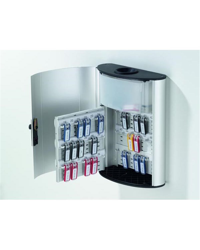 SCATOLA 6 PORTACHIAVI KEY CLIP GIALLO DURABLE