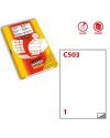 Poliestere adesivo C/503 trasparente lucido 50fg A4 210x297mm (1et/fg) laser
