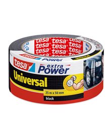 NASTRO ADESIVO 25mtx50mm NERO tesaÂ® Extra Power Universal