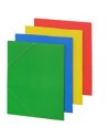 CARTELLINA C/ELASTICO cartone plastificato 50X70CM AZZURRO 57EL