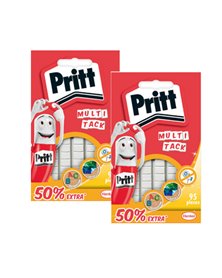 BLISTER 95 GOMMINI ADESIVI UNIVERSALI BIANCHI MULTI-TACK PRITT
