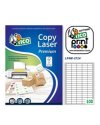 Etichetta adesiva LP4W bianca 100fg A4 37x14mm (100et/fg) Laser Tico Etichetta adesiva LP4W bianca 100fg A4 37x14mm (100et/fg) Laser Tico