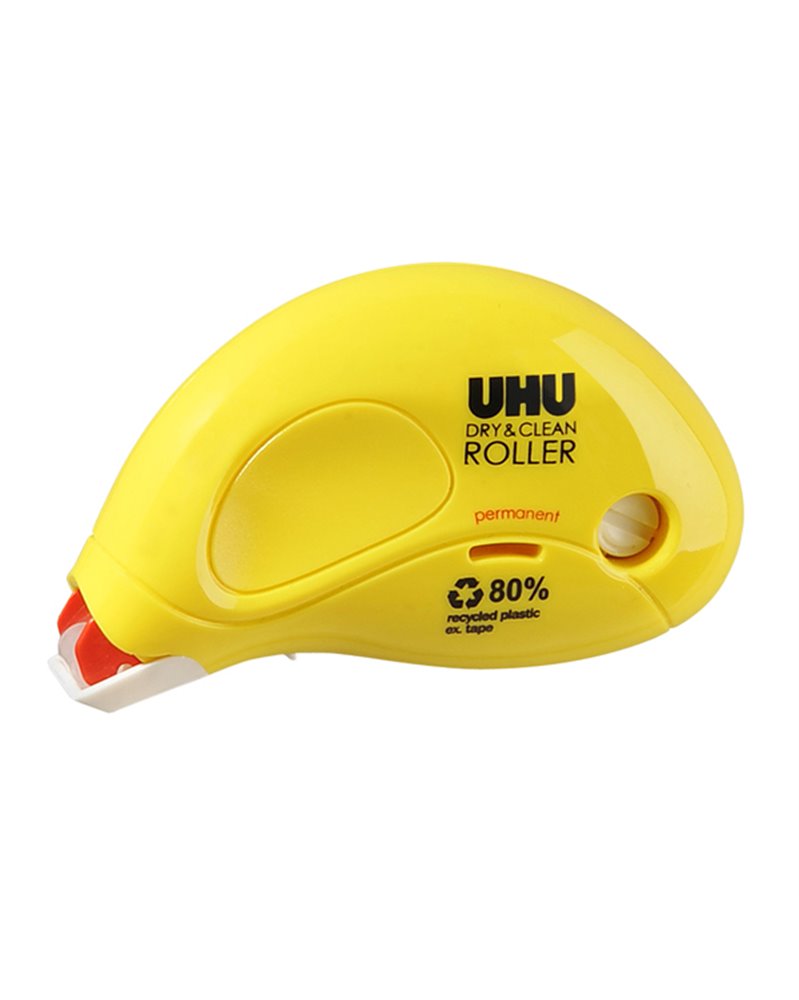 COLLA A NASTRO DRYCLEAN ROLLER 6.5mmx8.5mt PERMANENTE in blister UHU