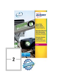 Poliestere adesivo L7068 bianco 20fg A4 199,6x143,5mm (2et/fg) laser Avery