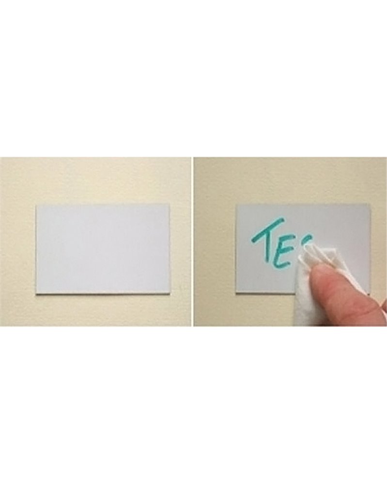 Blister 20 etichette magnetiche 60x100mm scrivibili e cancellabili Markin