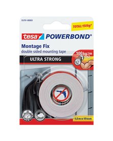 NASTRO BIADESIVO 19mmx1,5mt POWERBOND ULTRA STRONG Tesa