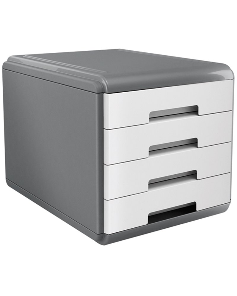 Cassettiera 4 cassetti 45mm MyDesk bianco ARDA