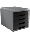 Cassettiera 4 cassetti 45mm MyDesk nero ARDA