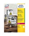 Poliestere adesivo L4775 bianco 100fg A4 210x297mm (1et/fg) laser Avery