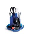 DESK SET C/ACCESSORI BLU TRASLUCIDO 60571 Niji